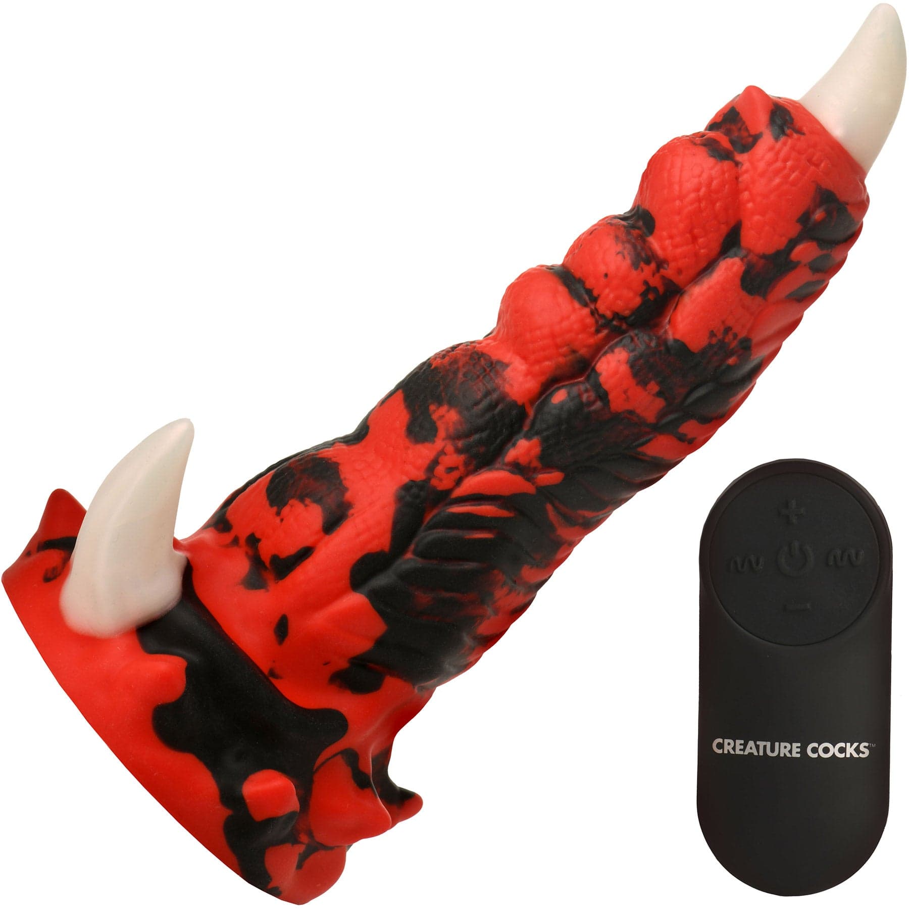 Creature Cocks Red Talon Vibrating Silicone Dildo