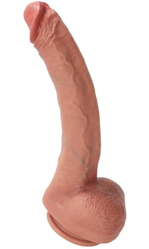 Lossless No.54 11" Flesh Liquid Silicone Dildo