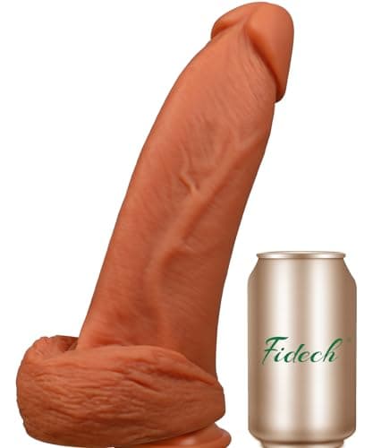 FIDECH 10" Big Realistic Dildo 2.5" Dia Suction Cup