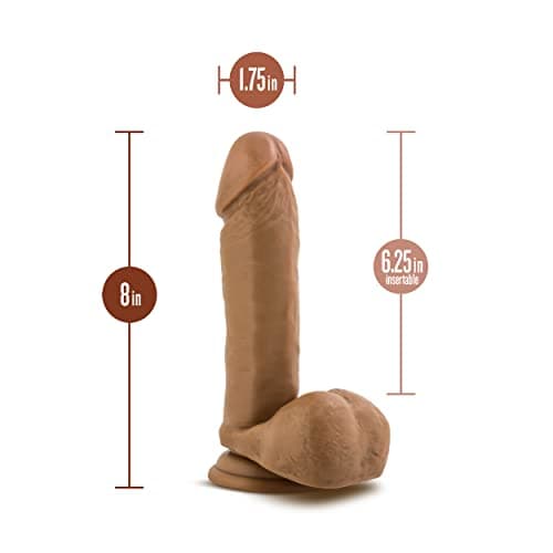 Blush Dr. Skin Dr. William 8" PVC Dildo Tan Suction