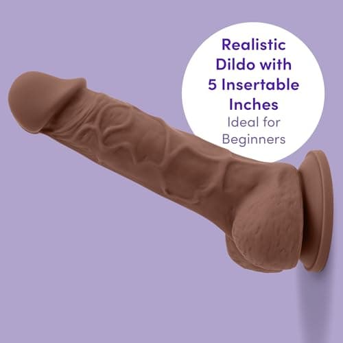 Lovehoney Lifelike 6" Realistic Brown Silicone Dildo