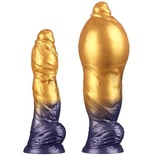 Inflatable Monster Fantasy Knot Dildo Dual Density — 10in