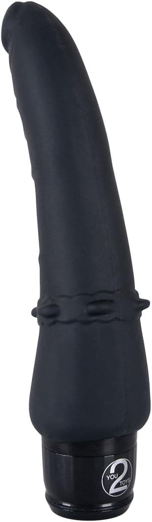 You2Toys Vibra Lotus Black Vibrator - softer Analvibrator für sie und ihn, Stimulator mit 7 Vibrationsstufen, Massagestab für Anfänger und Profis, schwarz