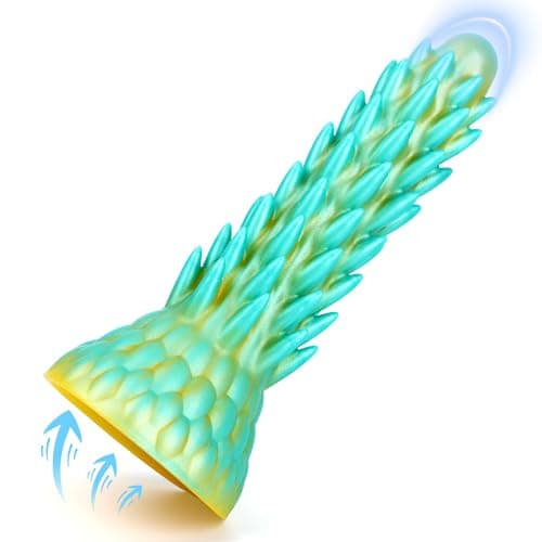 Dragon Monster Fantasy Dildo with Barbs — 7.7in