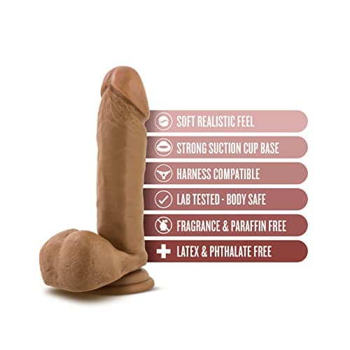 Blush Dr. Skin Dr. William 8" PVC Dildo Tan Suction
