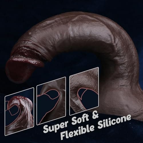 Sexgene 9" Realistic Black Dildo Suction Cup