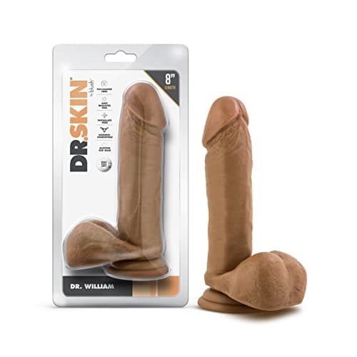 Blush Dr. Skin Dr. William 8" PVC Dildo Tan Suction
