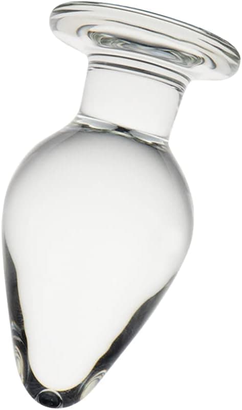Roluck Analplug mit Stoss Kegel Glas Kristall Butt Plug Analsexspielzeug für Frauen Männer