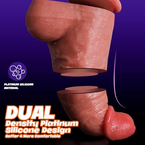 Giant 10" Platinum Silicone Dildo — 3.15" Diam