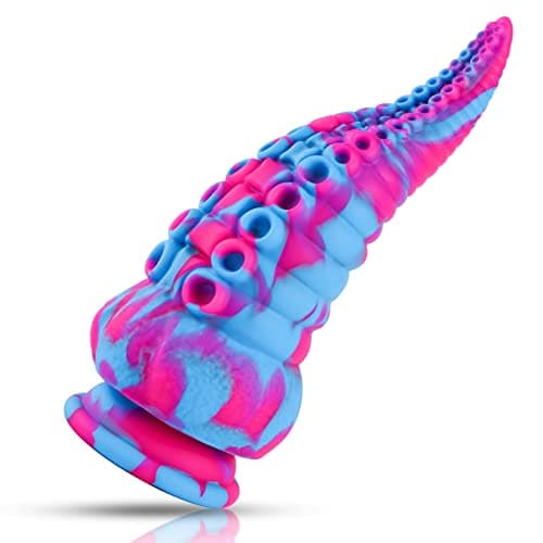 Monster Octopus-Shape Tentacle Fantasy Dildo — 8.7in