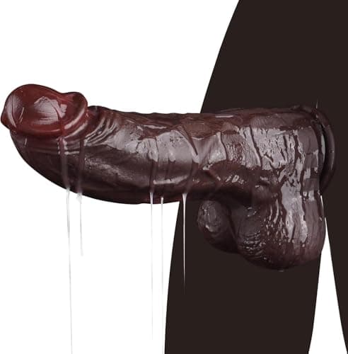 BBC 8.8" Black Dildo — 2.61" Diam