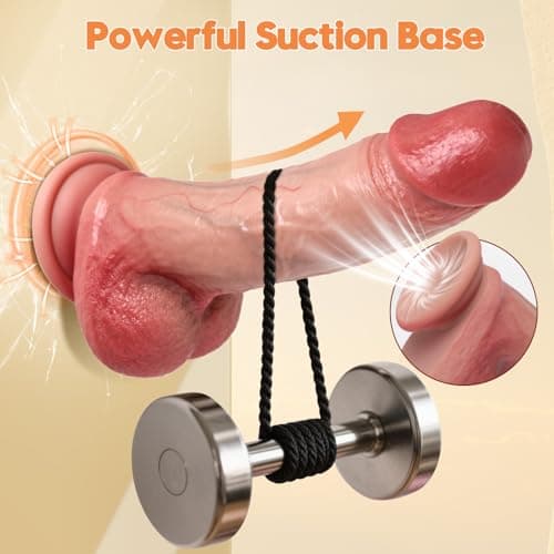 6" Realistic Liquid Silicone Dildo Suction Cup Flesh
