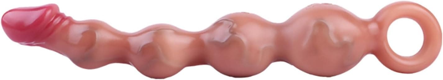 Silikon Hunde Dildo Analkugeln Vibrator mit 10 Vibrationsmodi 4 Kugeln Anal Kette Analvibrator G-Punkt Prostata Anal Beads Anus Buttplug Vibratoren Stimulator Analplugs für Männer Frauen Paare