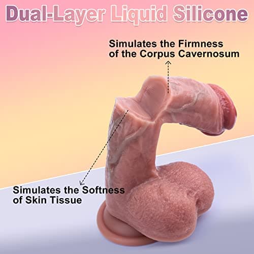 Vlatne 8.5" Realistic Dual Density Silicone Dildo