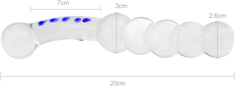 SXOVO Glas Dildo Anal Perlen Kristall Anal Plug Persönliche Massager G-Punkt Stimulation
