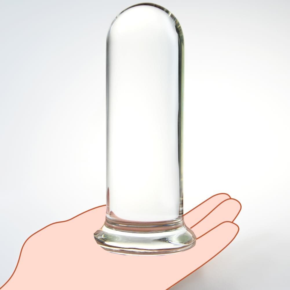 Glas Dildo Buttplug Trainer, G-Punkt Stimulator, Roluck Kristall Analplugs für Frauen und Männer Anal Sexpielzeug