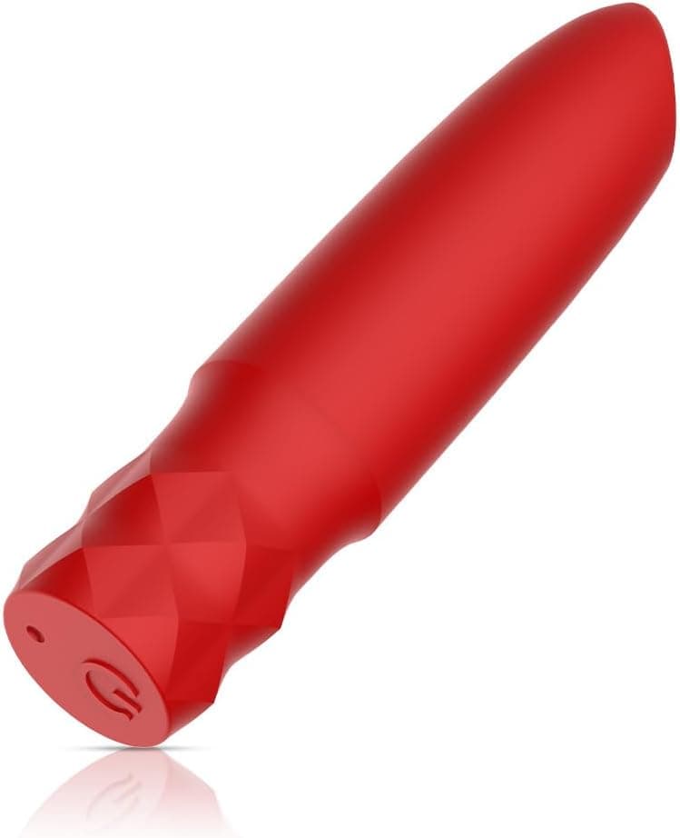 Jinqian Sex Spielzeug für Die Frau Vibration für Frauen mit10 Vibrationsmodi für G punkt und Klitoris Silikon Klein Dildo Tragbare Anal Vibratorstarb Massagestab Sexspielzeug Sex Toy（Rot）