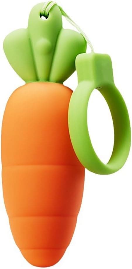 Tragbar Karottenform Mini Bullet Vibrator Bullet Anal G-Punkt Klitoris stimulator Analvibratoren Mit 9 Vibrationsmodi für Sie Klein Liebeskugeln Erotik Sex Spielzeug für die Frau Paare Solo