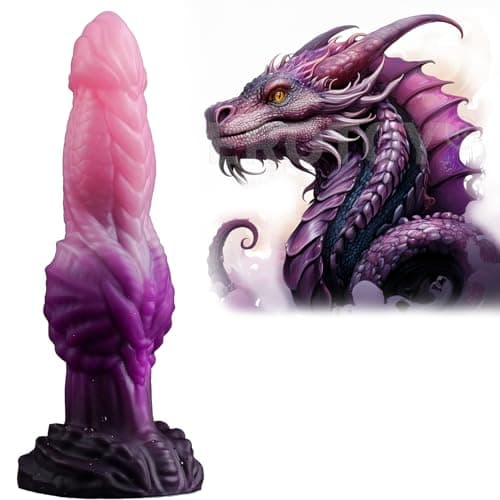 DrakoPod Fantasy Dragon Dildo with Knot — 7.2in