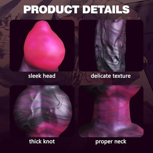 Fantasy Dog Knot Dildo Wolf Monster — 9in