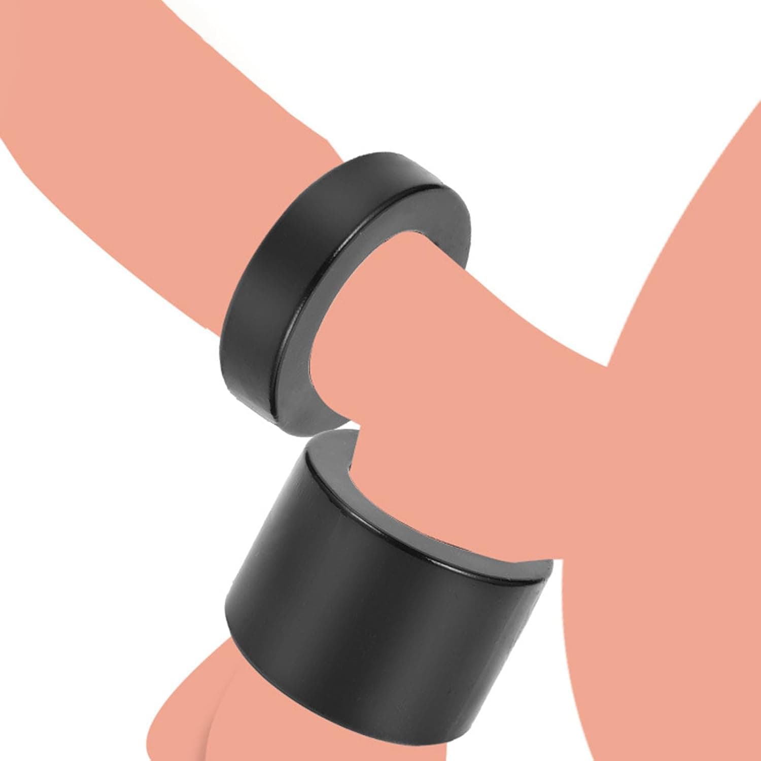 GeRRiT 3 Stück Penisringe Set Silikon Cock Ringe Hodenring Ballstretcher Erektion Verzögerung Ring Hodensack Penis Vorhaut Bondage Stretch Ring Erotik Sexspielzeug für Männer （Transparent）