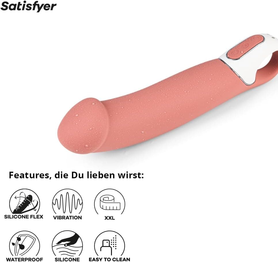 Satisfyer G-Punkt-Vibrator Vibes Master | Dildo &amp; Vibrator für die Frau | Leise und starke Klitoris-Stimulation | Erotisches Sex-Spielzeug | Stimulator für Sie | Wasserdichtes (IPX7) Sex-Toy