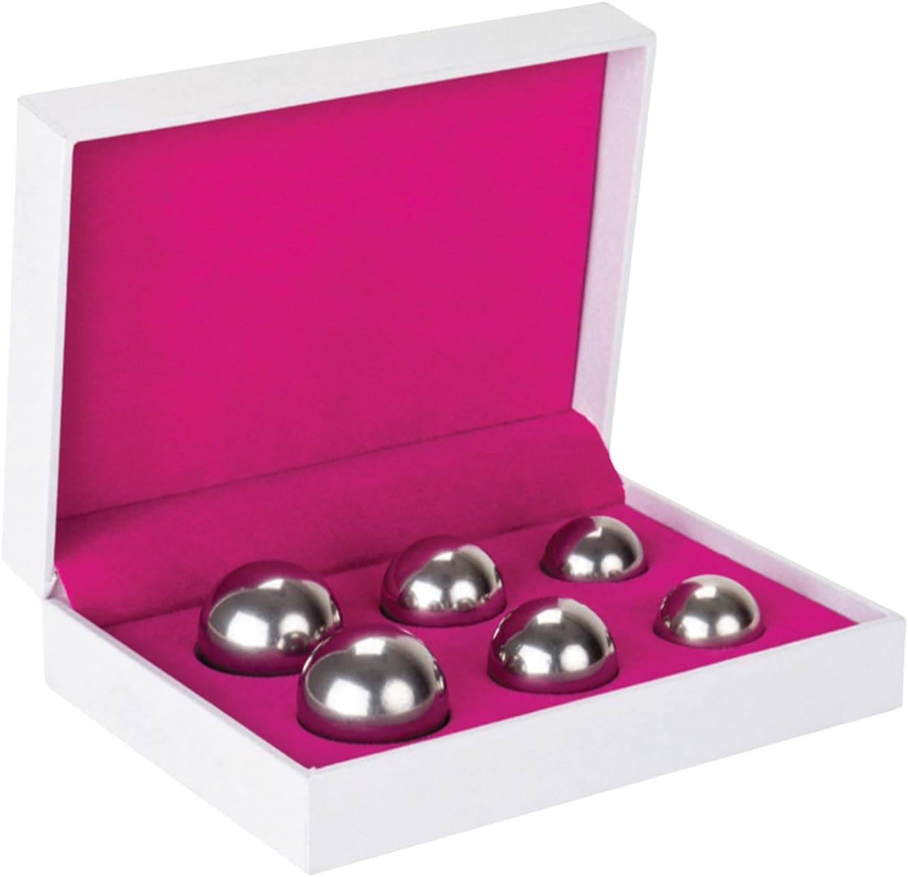 Liebeskugeln aus Metall im Set mit 3 Kugelgrößen 28g, 44g, 64g - Beckenbodentraining für Frauen - Perfekt für die Vaginaverengung