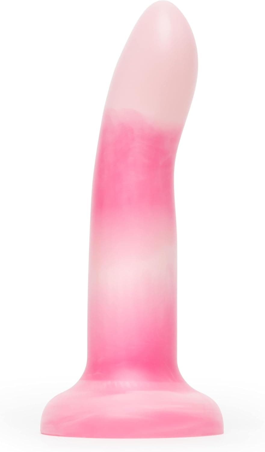 Lovehoney Flexible Liquid Silicone Dildo 5 inch Suction Cup Dildo for Women G Spot Personal Massage Tool Curved Anal Toy