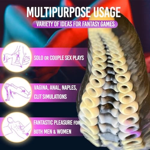 Monster Tentacle Octopus Dildo with Suction Cup — 8.8in