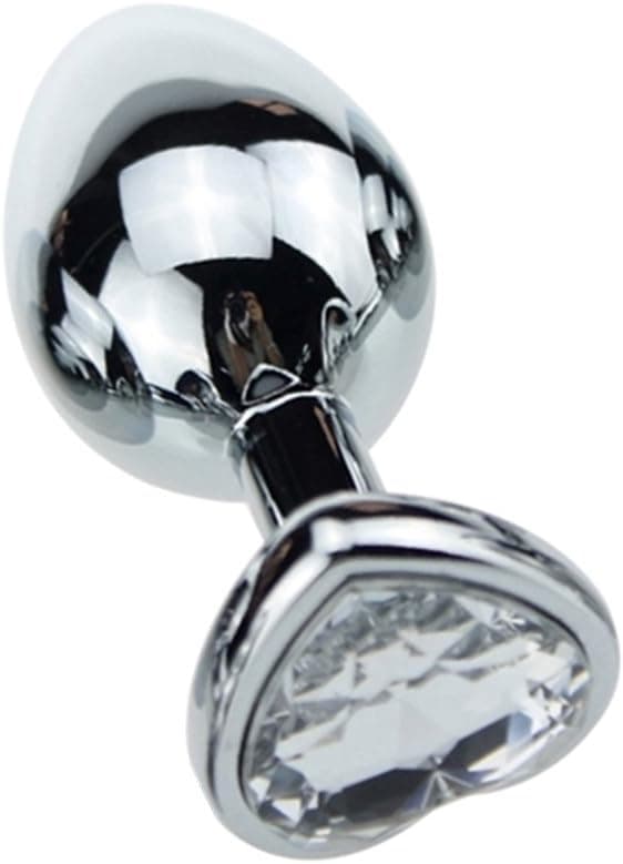 SXOVO Analplug Metall Analplugs Butt Plug mit Kristall Sex Toys … (Klein, Rosa)