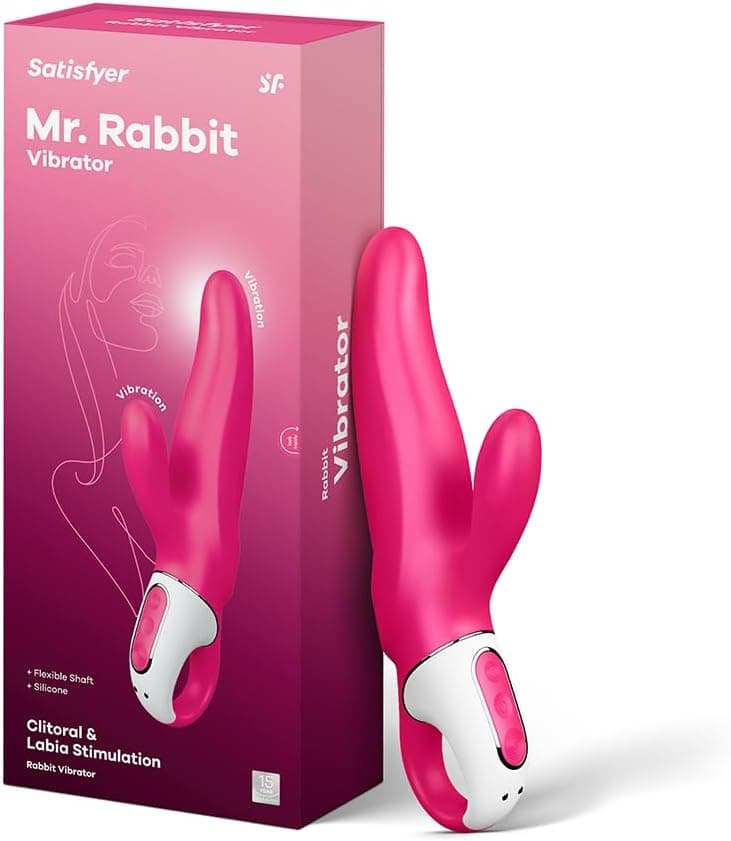 Satisfyer G-Punkt-Vibrator Vibes Master | Dildo &amp; Vibrator für die Frau | Leise und starke Klitoris-Stimulation | Erotisches Sex-Spielzeug | Stimulator für Sie | Wasserdichtes (IPX7) Sex-Toy