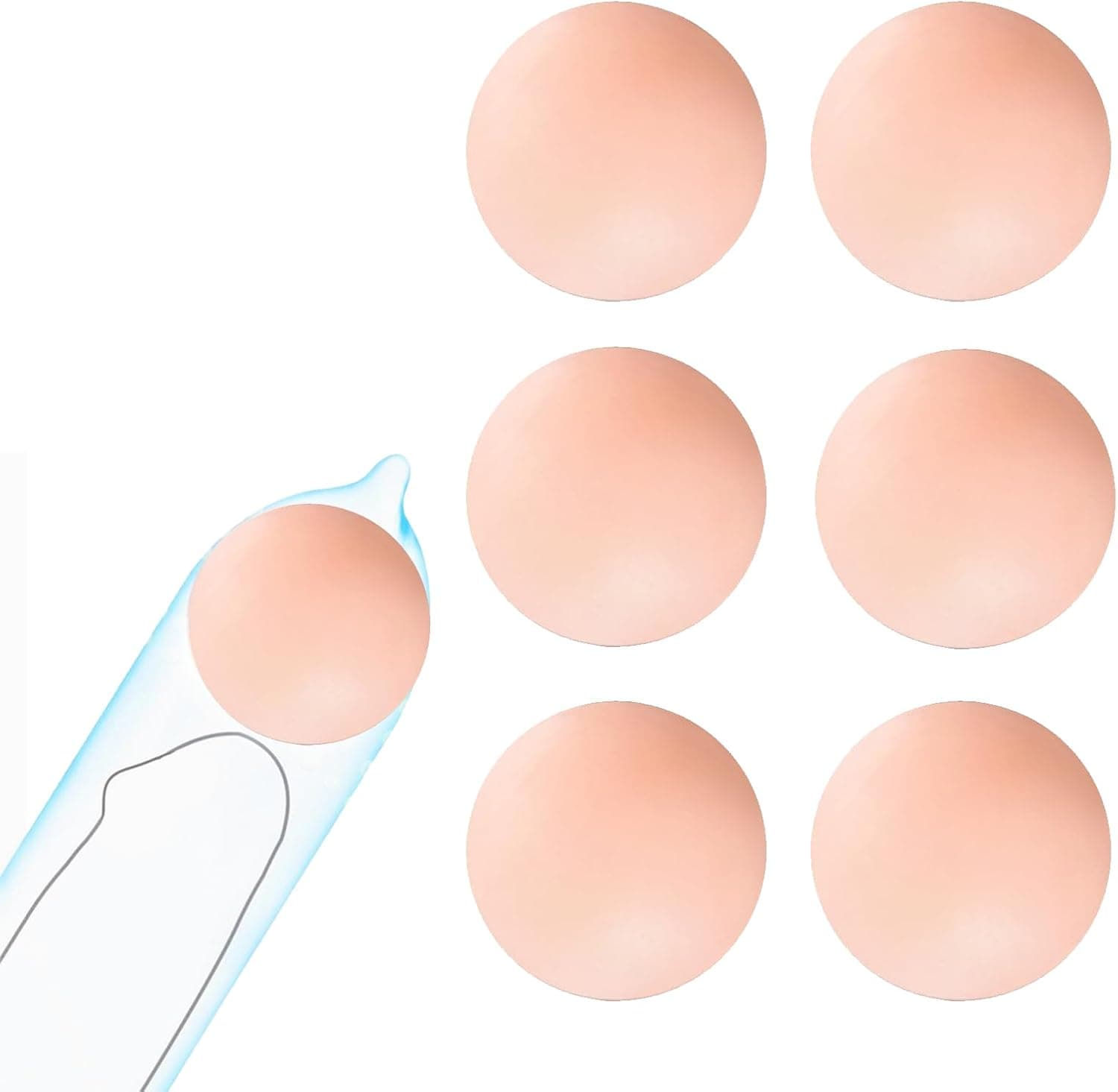 Penisverlängerung Gross Penishülle Extension, Penisverlängerung Penies.Verlängerung 20cm Toys Men für Sex Penismanschette Verwendet für Länger Sex Durchhalten Männer Sleeves 6-Teiliges Set