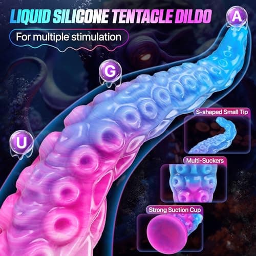 COKARAGE Huge Tentacle Fantasy Dildo with Suction Cup — 12.9in