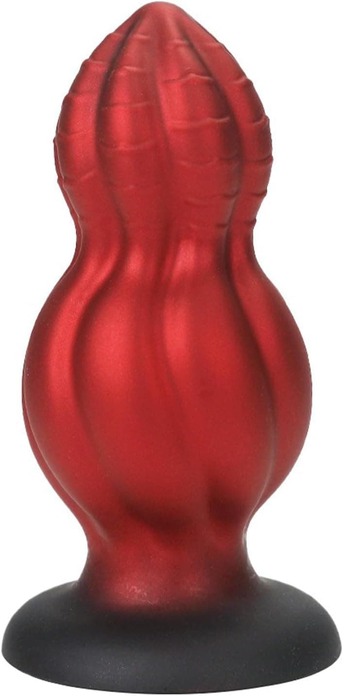 Weiches Silikon Anal Plug Analkugel Riesen Analdildo mit Saugnapf Prostata Massage Buttplug Anus Dilatator G-Punkt Analperle Anal Vagina Masturbation Sexspielzeug Für Männer Frauen(L) Paare