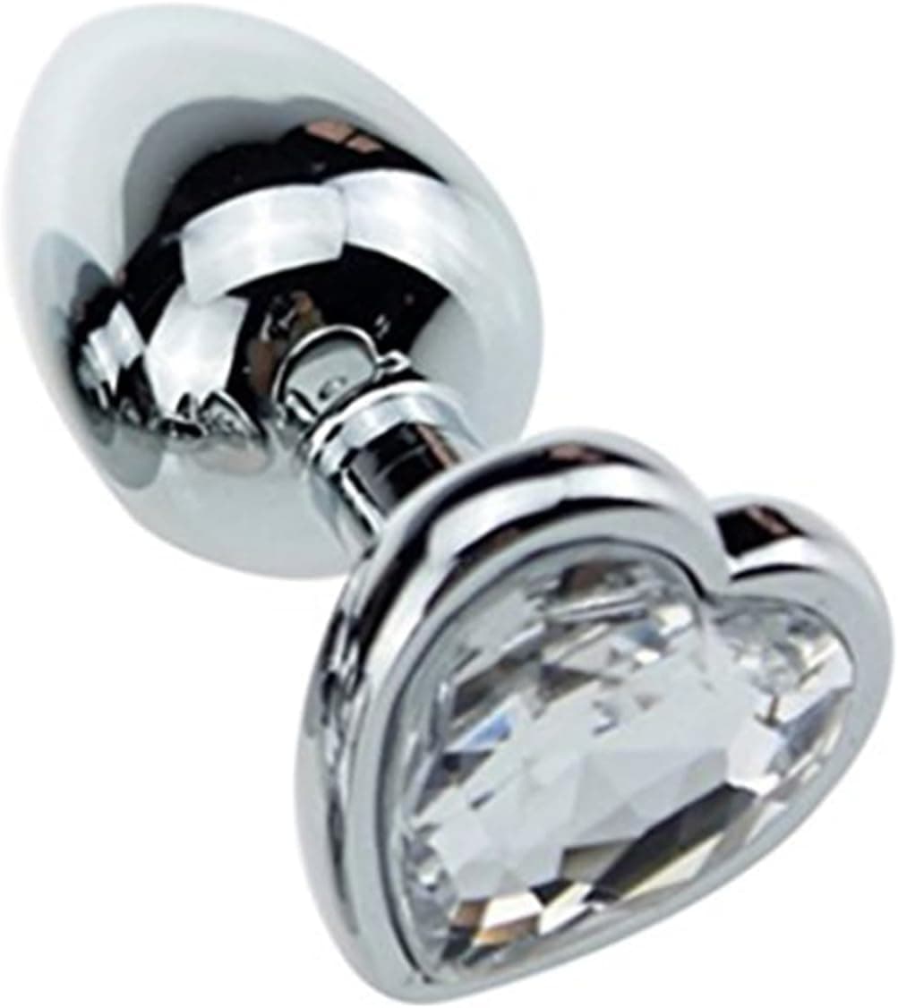 SXOVO Analplug Metall Analplugs Butt Plug mit Kristall Sex Toys … (Klein, Rosa)