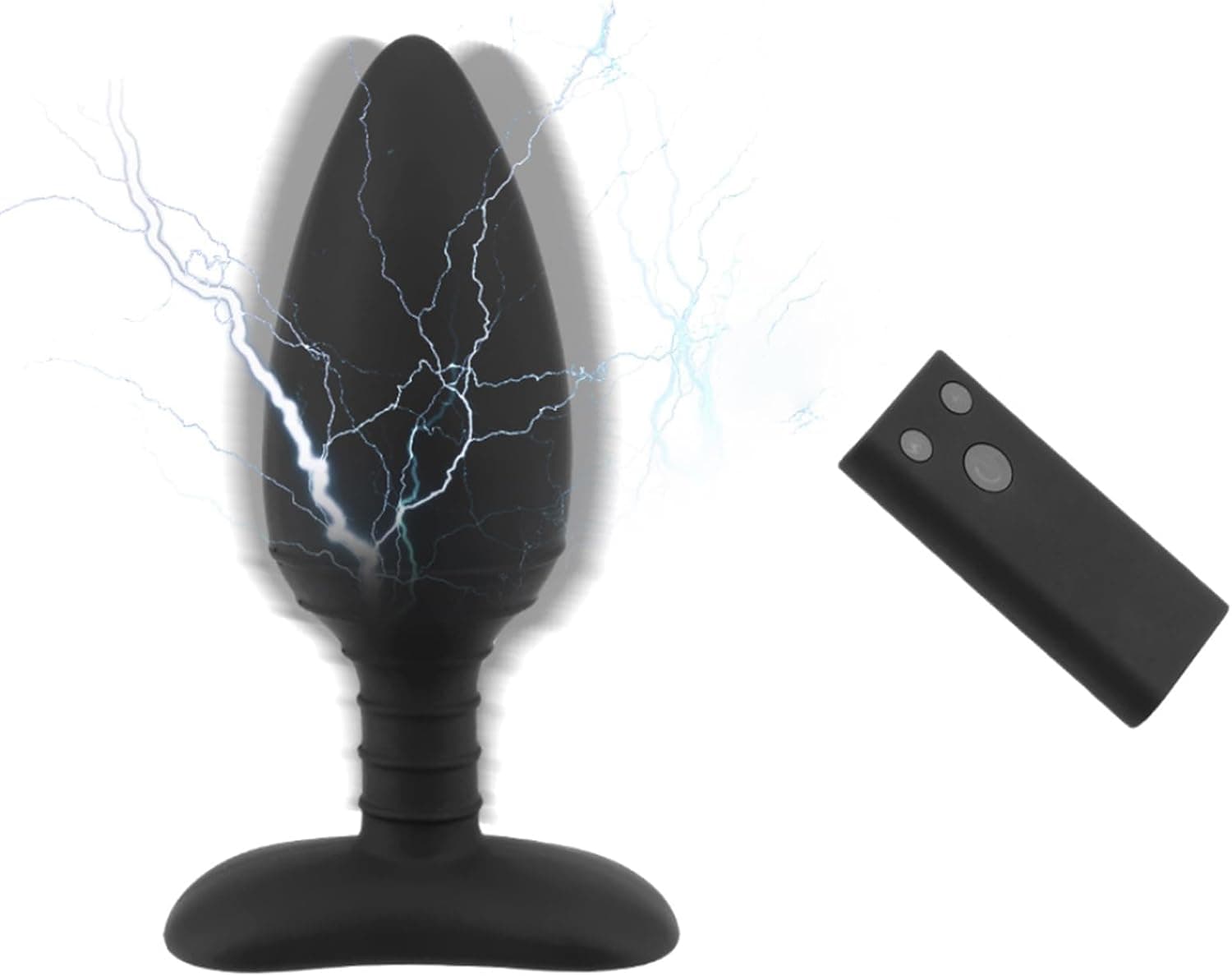 Jinqian Analvibratoren für Männer mit Elektroschock und Vibration Prostata Stimulator Estim Plug für Männer Analplug Prostate Massager mit Fernbedienung für Tragbarer Analvibrator