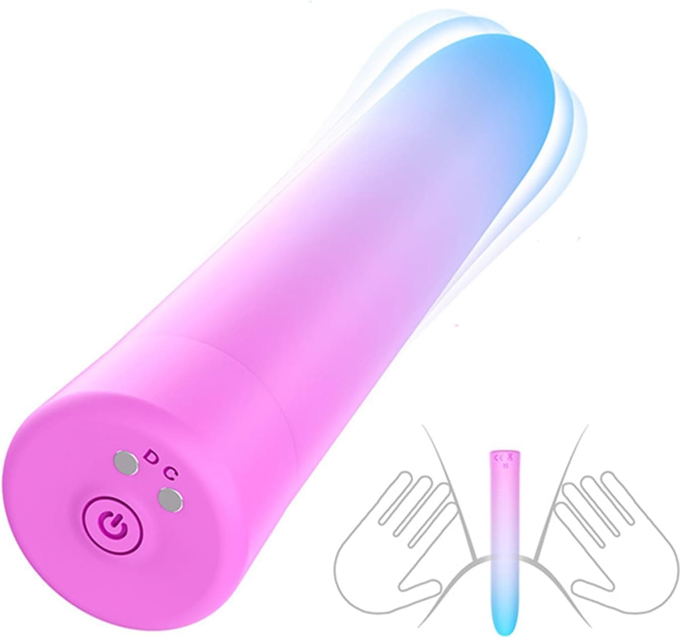 Jinqian Mini Vibrator Sex Spielzeug für die Frau,Leise Stark Bullet Vibration für Frauen mit 10 Vibrationsmodi Klitoris Stimulator G P[unkt Vibratoren Dildo Klein Tragbarer Massagestab Sex Toys