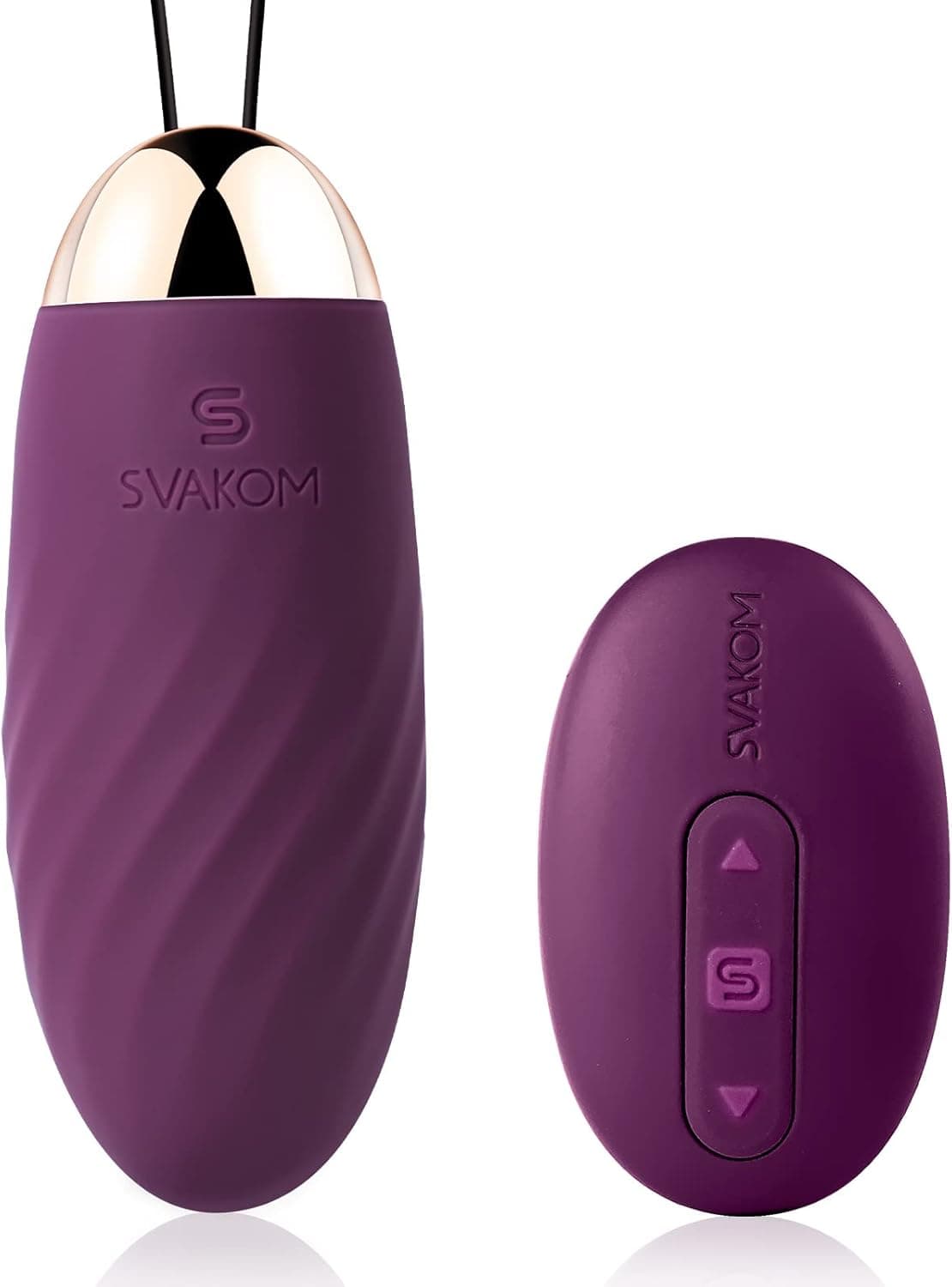 Deluxe Vibrator Vibro Ei mit Fernsteuerung, Vibratorensets Vibration für Frauen Klitoris G-Punkt, Analvibrator Dildo Sex Toys mit 26 Modi, SVAKOM Sex Spielzeug für die Frau Paare, Erotik Sexspielzeug
