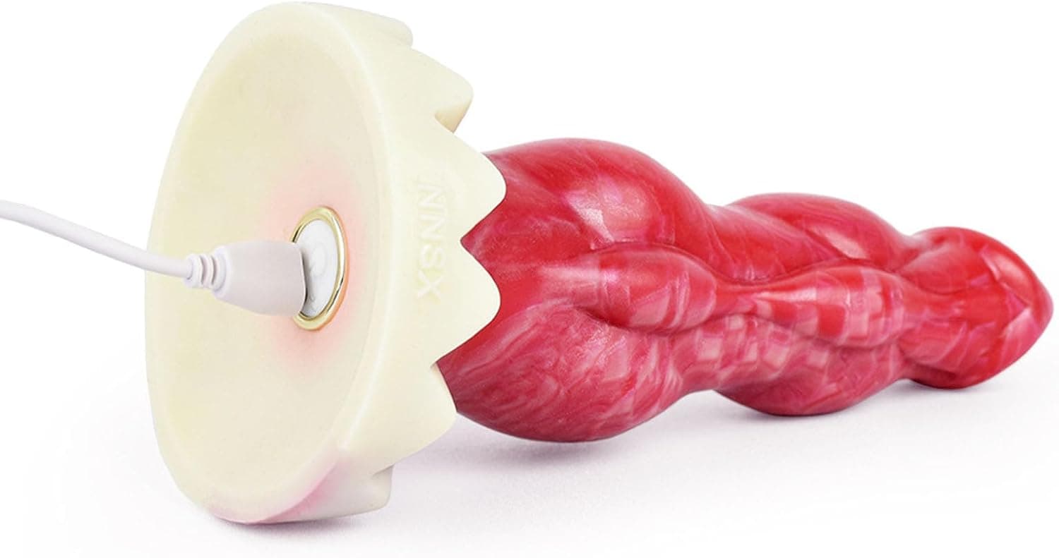 Anal Dildo Monster Dildo Vibratoren mit 10 Vibrationsmodi – Starkes Sex Spielzeug für Männer Frauen Knot Dildo Fantasy Dildo Analdildos G-Punkt &amp; Prostata stimulation Männer