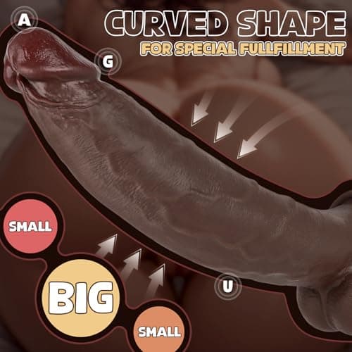 13" Giant BBC Black Dildo — 11" Insertable