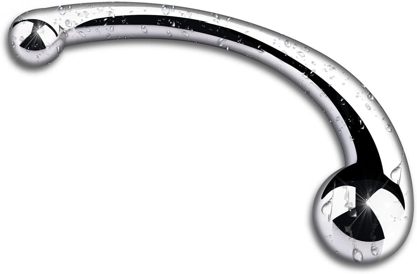 Doppelkopf Dildo Analplug Metall Buttplug G-Punkt Stimulator Vagina Analdildo Erotik Sexspielzeug für Männer und Frauen 680G