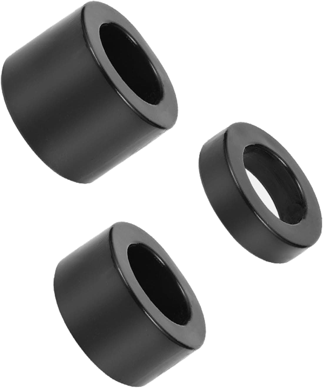 GeRRiT 3 Stück Penisringe Set Silikon Cock Ringe Hodenring Ballstretcher Erektion Verzögerung Ring Hodensack Penis Vorhaut Bondage Stretch Ring Erotik Sexspielzeug für Männer （Transparent）