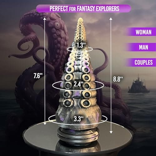Monster Tentacle Fantasy Dildo Beginner Luminous — 6.7in
