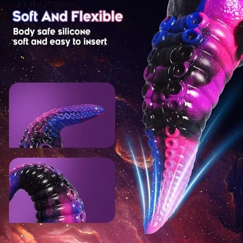 Monster Tentacle Fantasy Dildo with Suction Cup — 8.7in