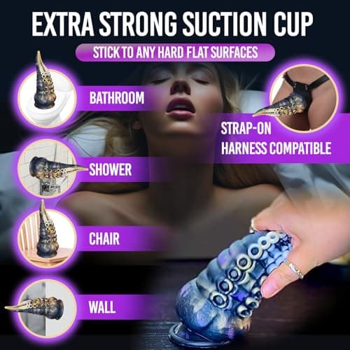 Monster Tentacle Fantasy Dildo Beginner Luminous — 6.7in