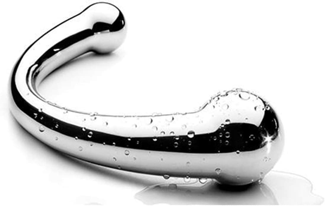 Doppelkopf Dildo Analplug Metall Buttplug G-Punkt Stimulator Vagina Analdildo Erotik Sexspielzeug für Männer und Frauen 680G