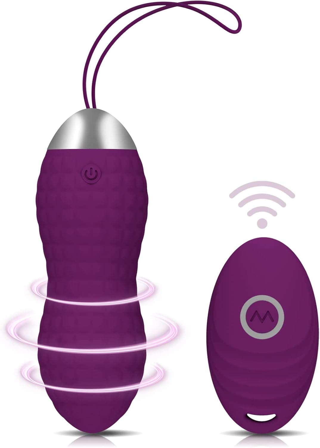 Liebeskugeln Vibration, Allmay Wasserdicht Bullet-Vibratoren, G punkt und Klitoris Stimulation Sexspielzeug Bullet Vibrator mit Drahtlose Fernbedienung, 10 Vibrationsmodi für Frauen, Paar