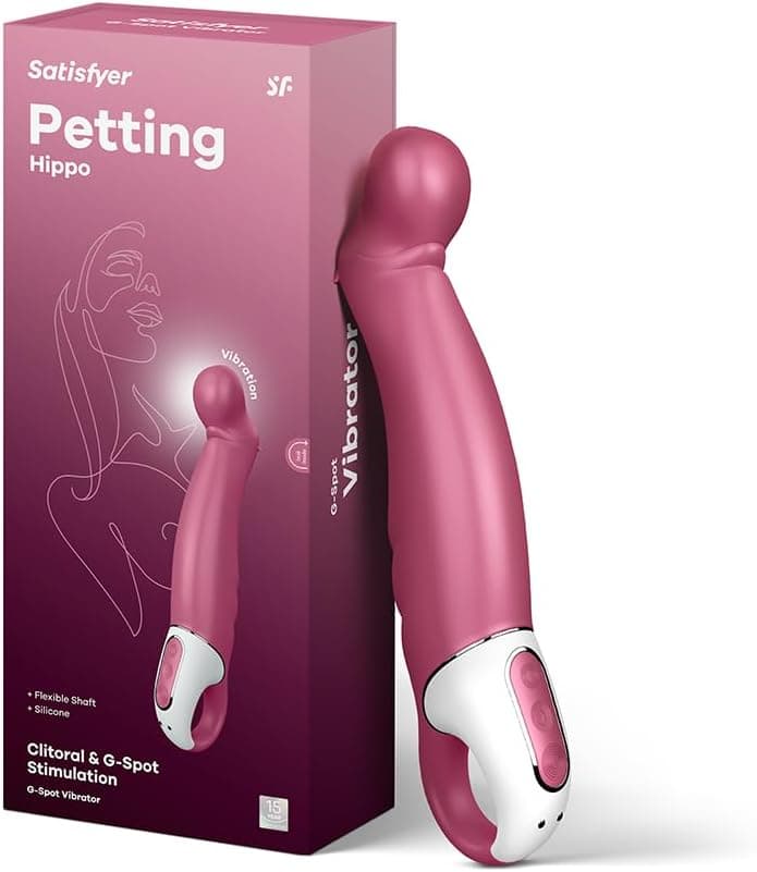 Satisfyer G-Punkt-Vibrator Vibes Master | Dildo &amp; Vibrator für die Frau | Leise und starke Klitoris-Stimulation | Erotisches Sex-Spielzeug | Stimulator für Sie | Wasserdichtes (IPX7) Sex-Toy