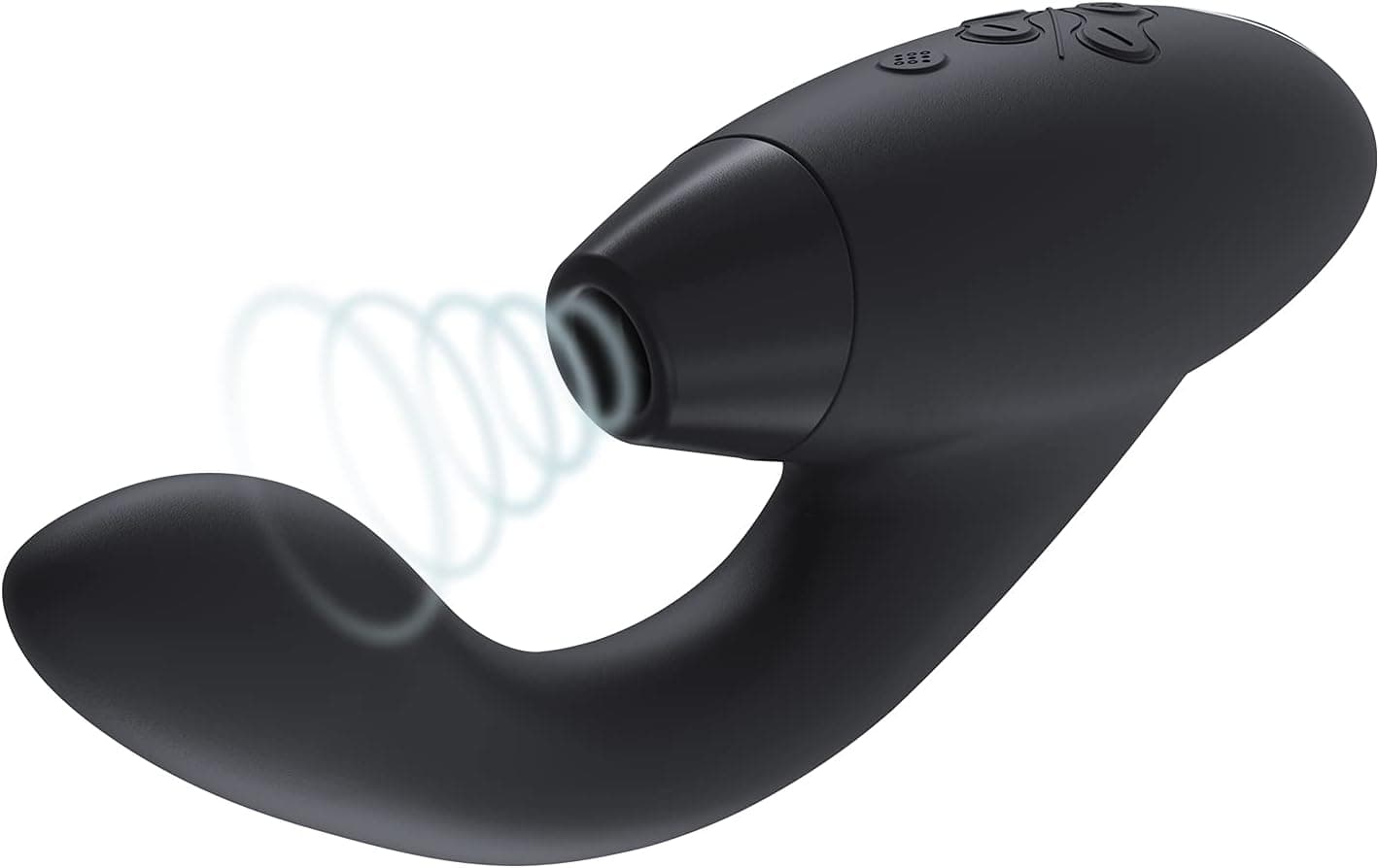 Womanizer DUO 1 Rabbit-Vibrator &amp; G-Punkt Stimulator mit Klitoris-Sauger, doppelte Stimulation mit je 12 Intensitätsstufen, Bordeaux Gold