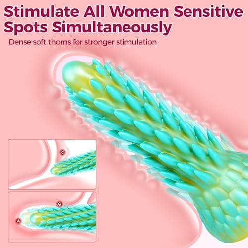 Dragon Monster Fantasy Dildo with Barbs — 7.7in